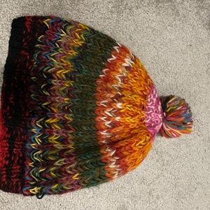 Colorful slouchy beanie